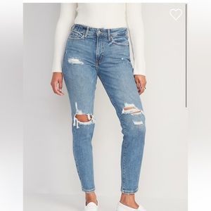 Old navy straight mom jeans
